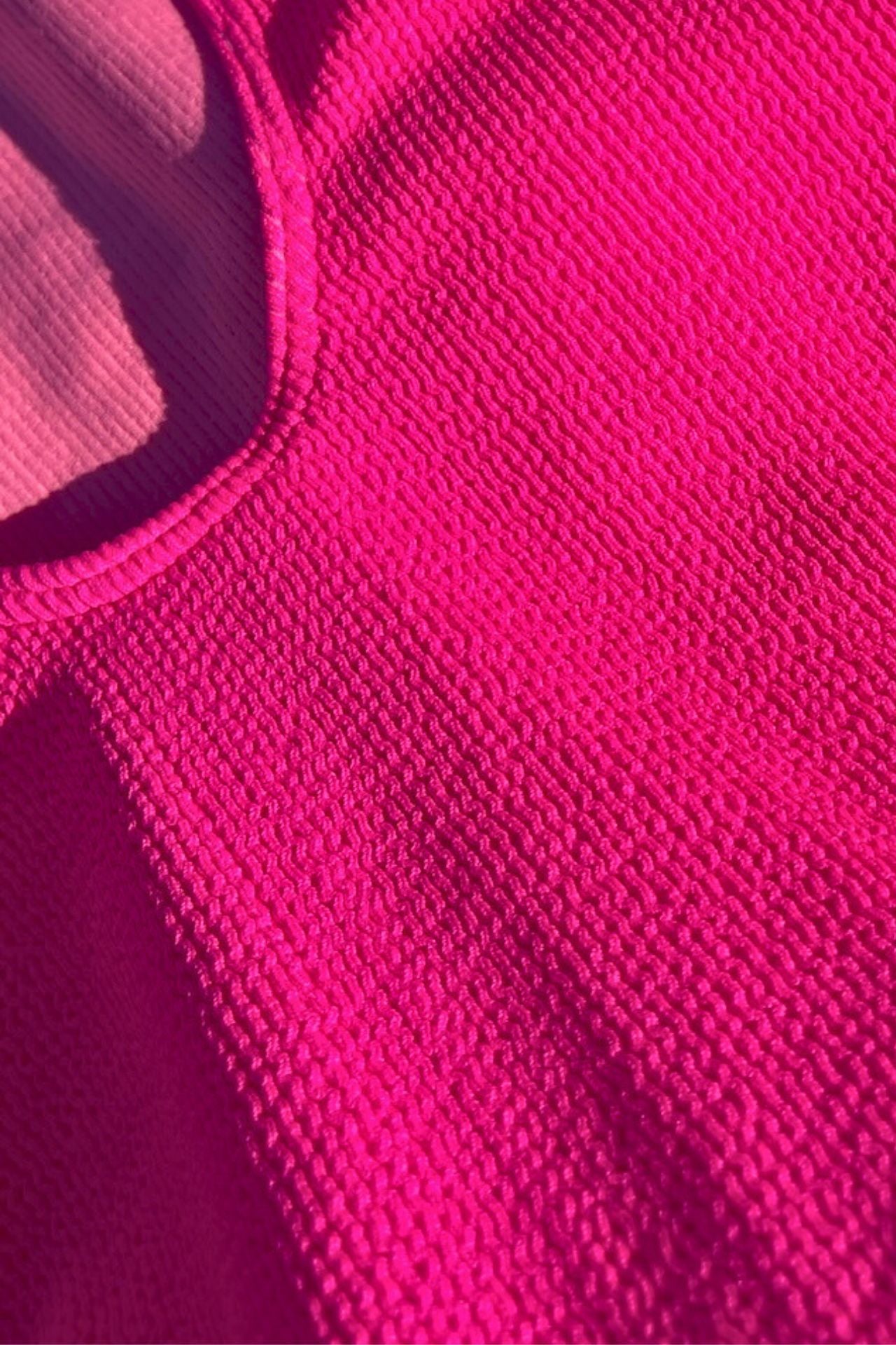 ABRIL Two-Piece Swimsuit – Neon Pink (One Size Fits XS–M LIMITED EDITION)
