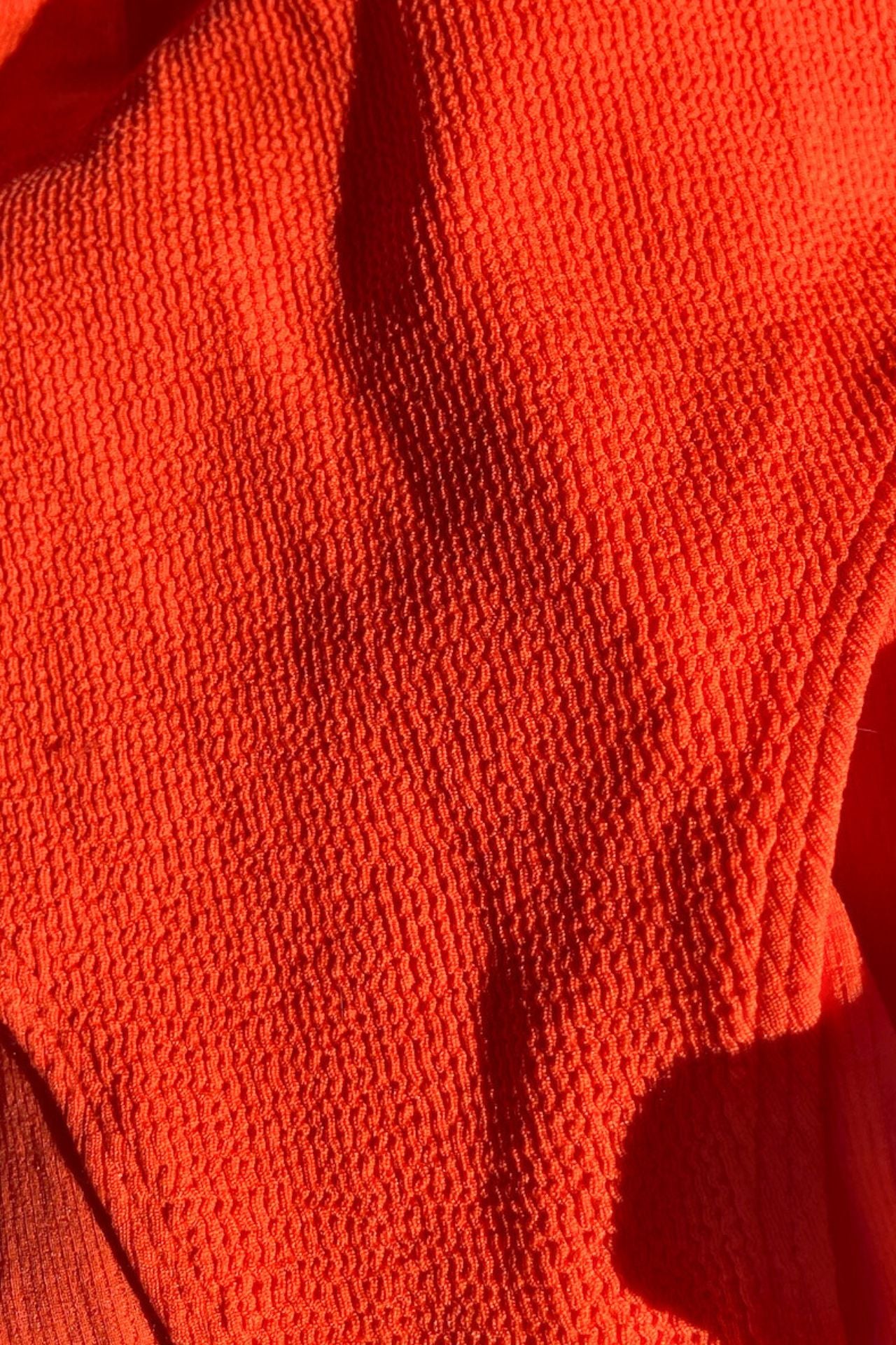 ABRIL Two-Piece Swimsuit – Orange (One Size Fits XS–XL)